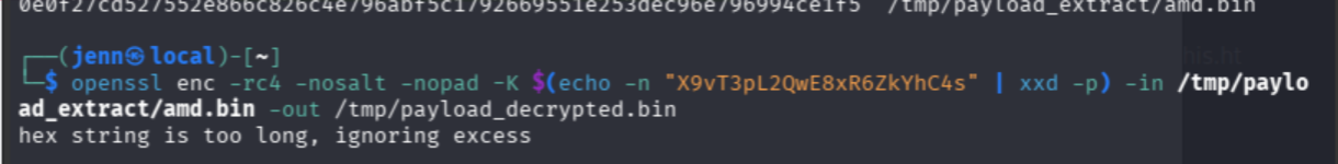 OpenSSL RC4 attempt, key truncation